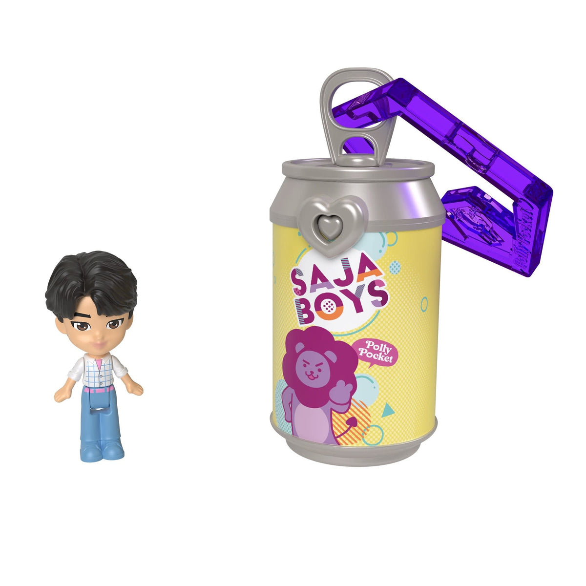 KPop Demon Hunters -  Polly Pocket x KPop Demon Hunters Saja Boys 5-Pack -  Dolls
