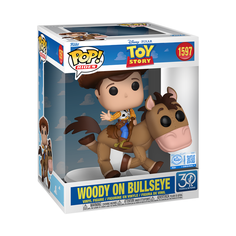 Pop! Rides Deluxe Woody on Bullseye (30th Anniversary) | Funko
