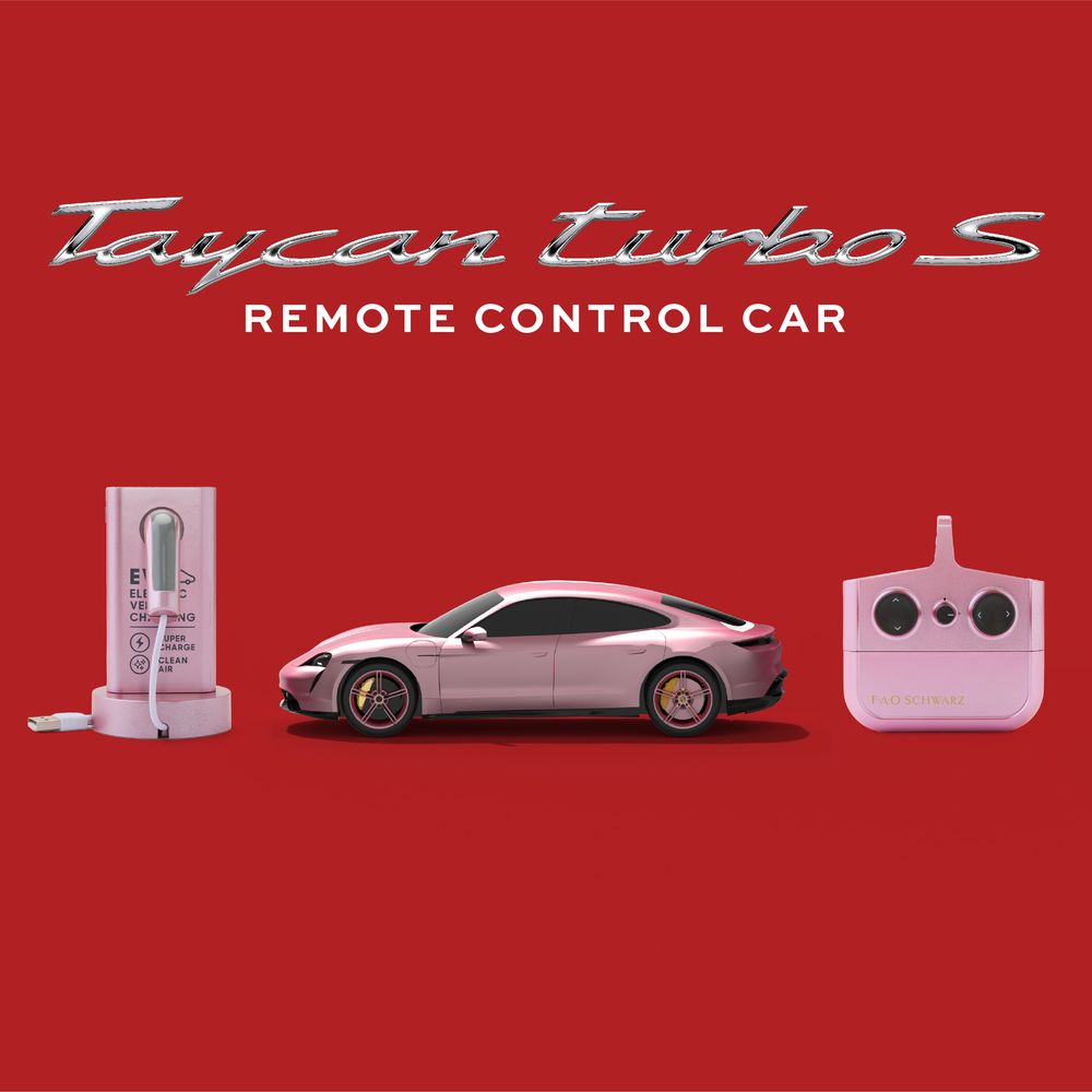  FAO Schwarz -  Porsche Taycan Turbo S RC Car -  Vehicles