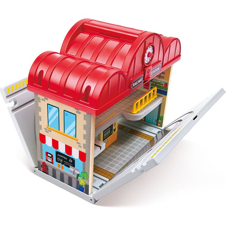  Hape -  Portable Train Station Set -  Preschool