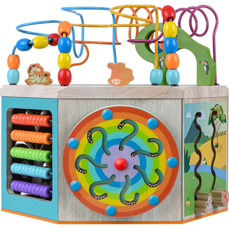  Teamson Kids -  Preschool Play Lab 7-in-1 Large Activity Station -  Preschool