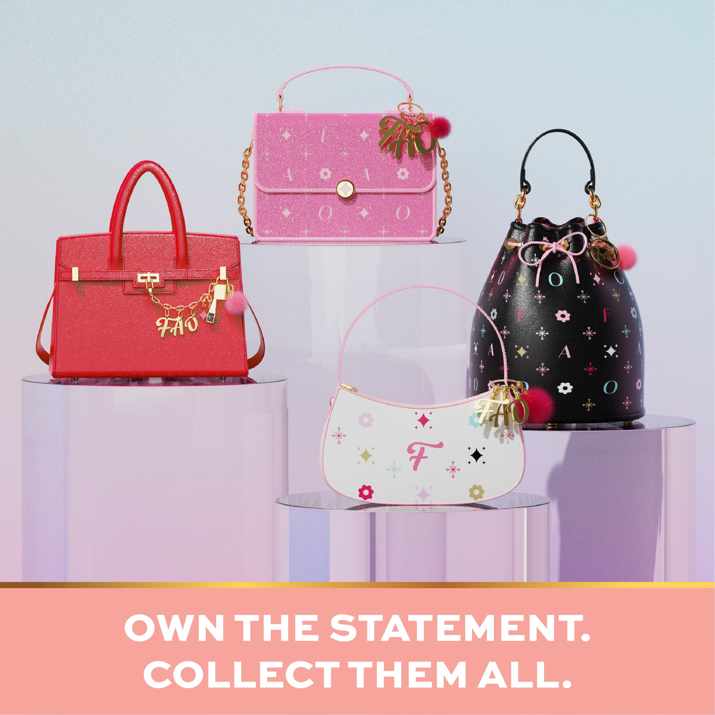  FAO Schwarz -  Prince St. Bucket Bag -  Fashion Activity and Roleplay