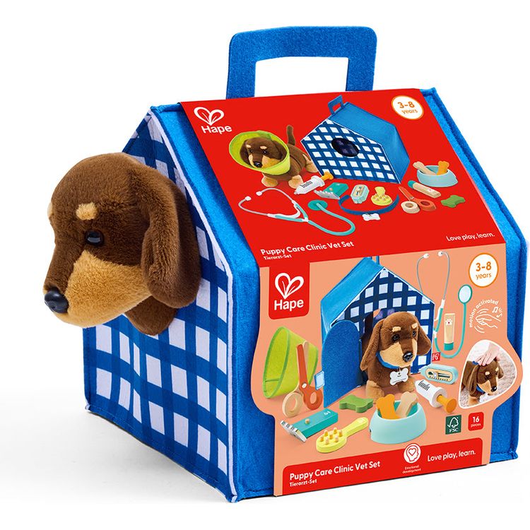  Hape -  Puppy Clinic Veterinary Set -  Preschool