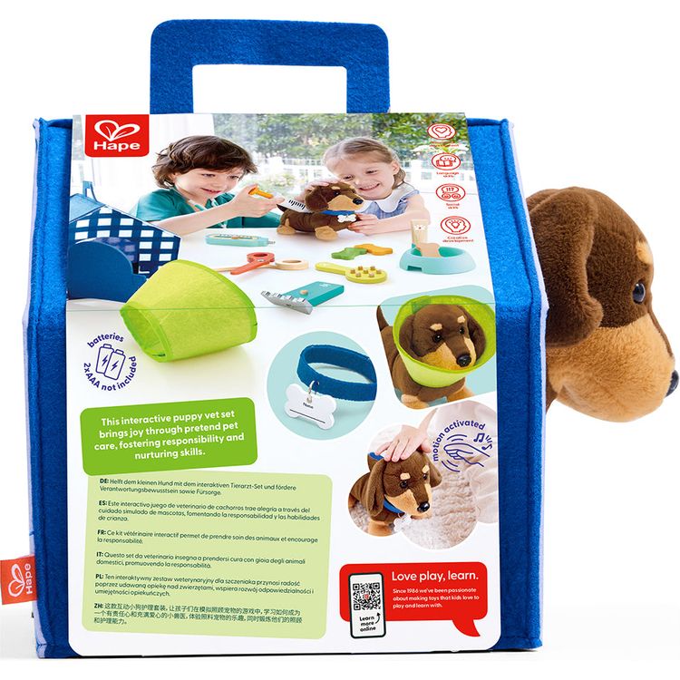  Hape -  Puppy Clinic Veterinary Set -  Preschool