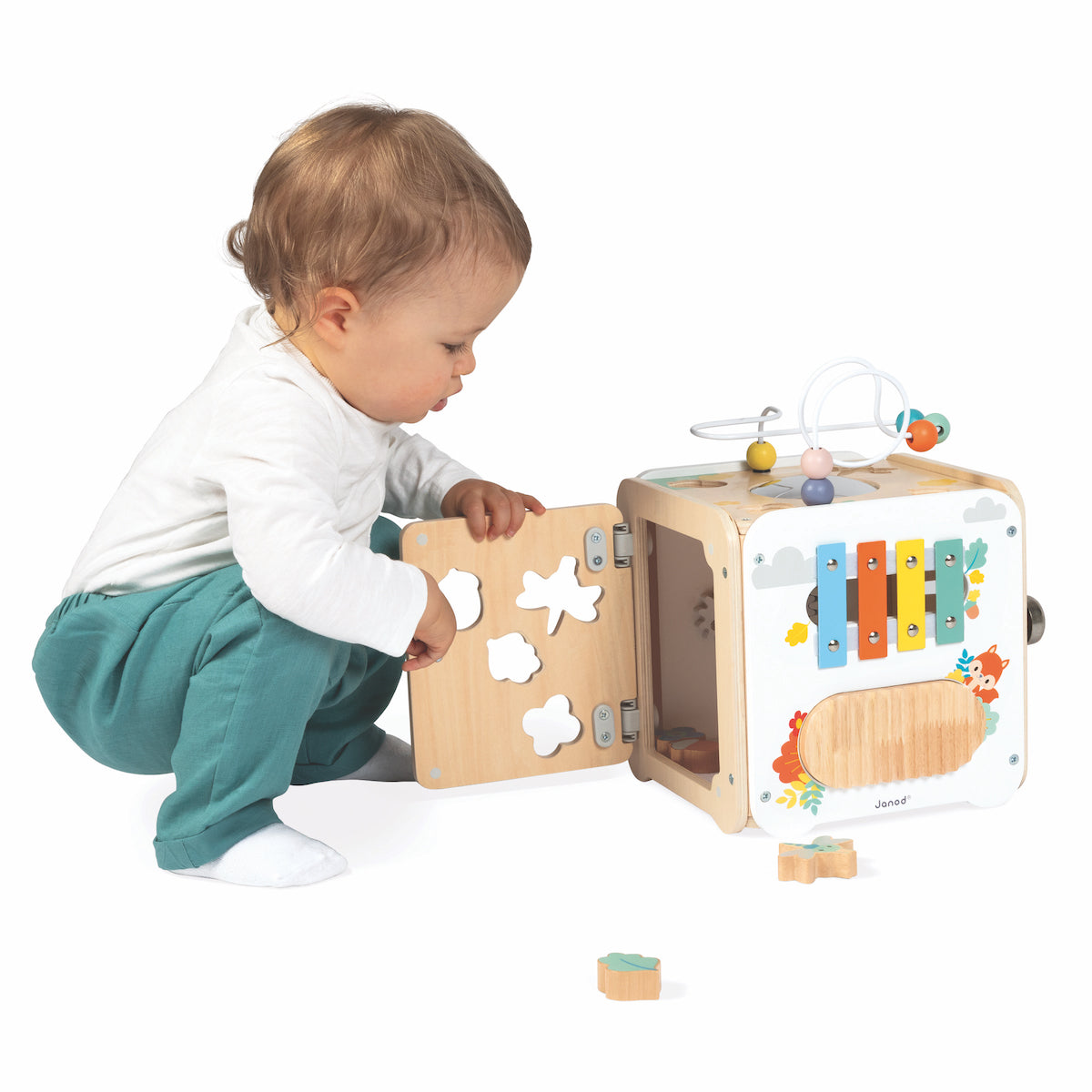  Janod -  Pure Large Multi-Activity Cube -  Infants