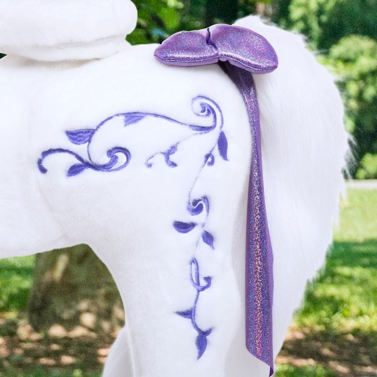  PonyCycle, Inc. -  Purple Model X Ride-On Unicorn - 3-4 Years -  Preschool