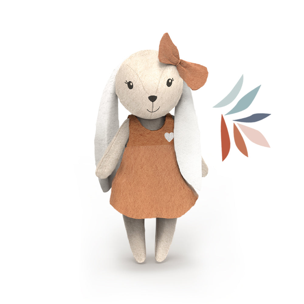  Speedy Monkey -  Rabbit Family Doll Set -  Dolls