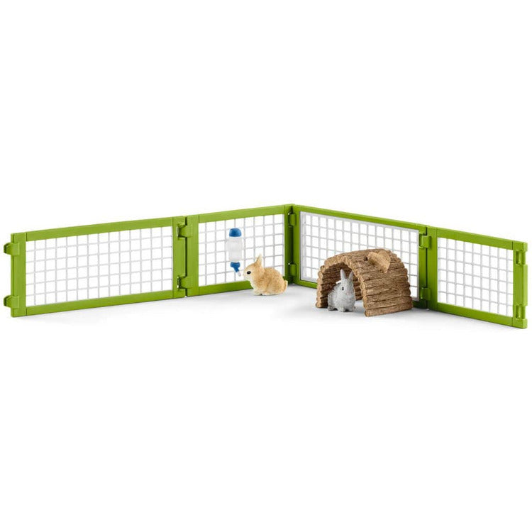 Schleich -  Rabbit Hutch Set -  STEM