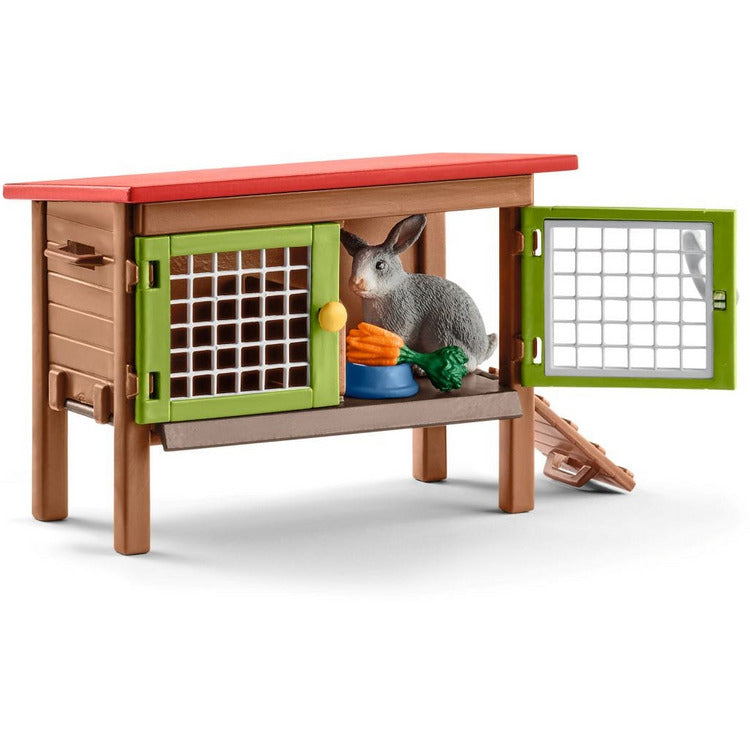 Schleich -  Rabbit Hutch Set -  STEM