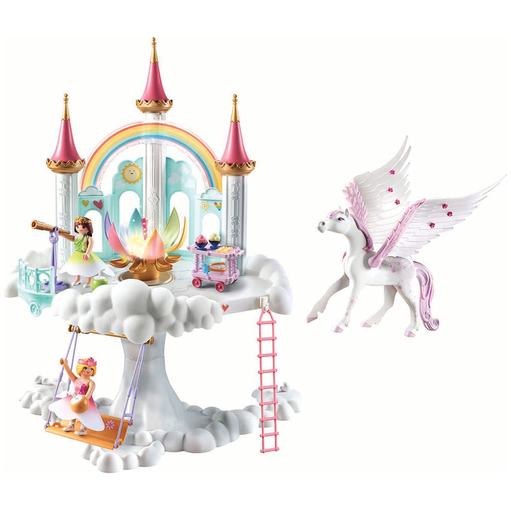  Playmobil -  Rainbow Castle in the Clouds Playset -  Preschool