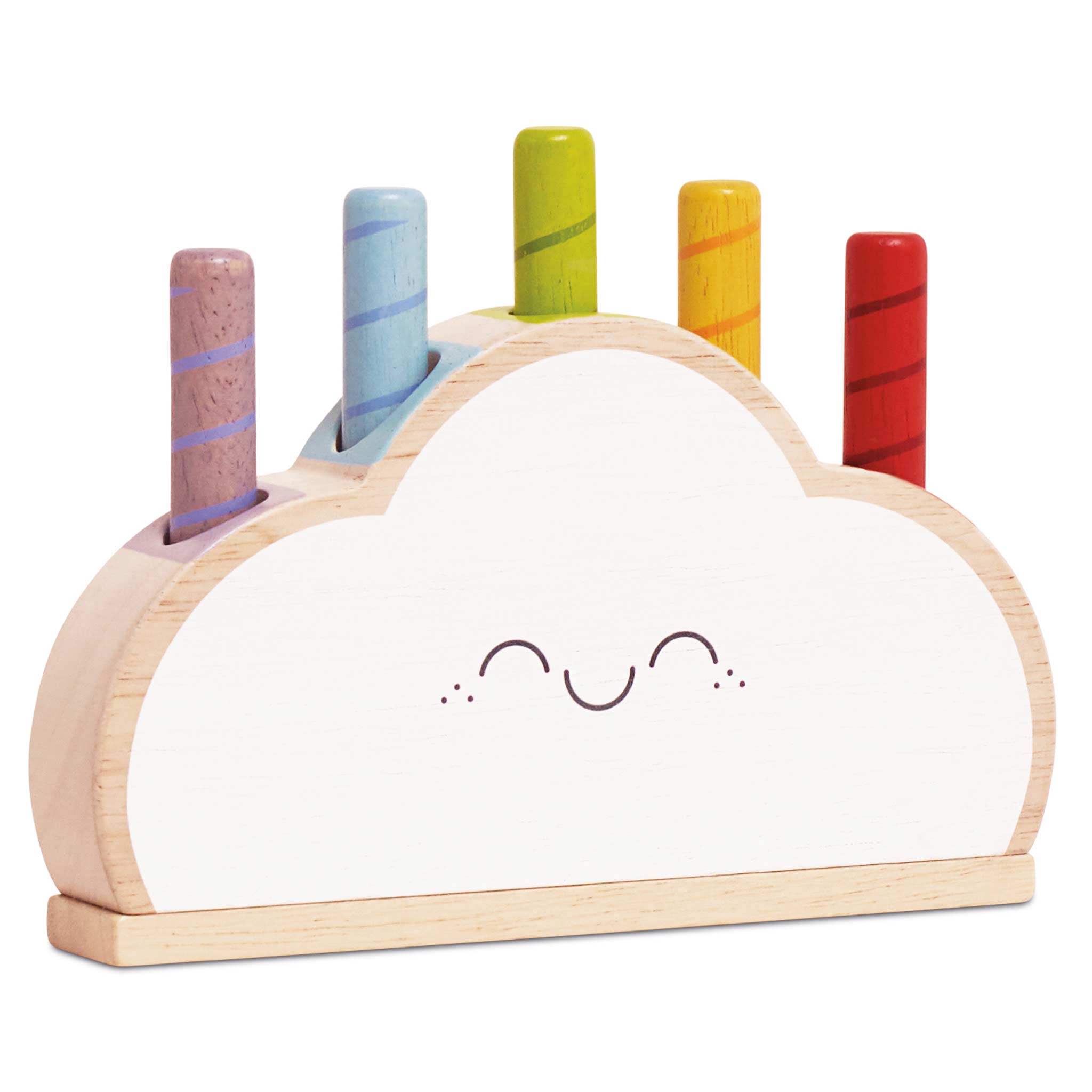  Le Toy Van -  Rainbow Cloud Pop-up Toy -  Infants