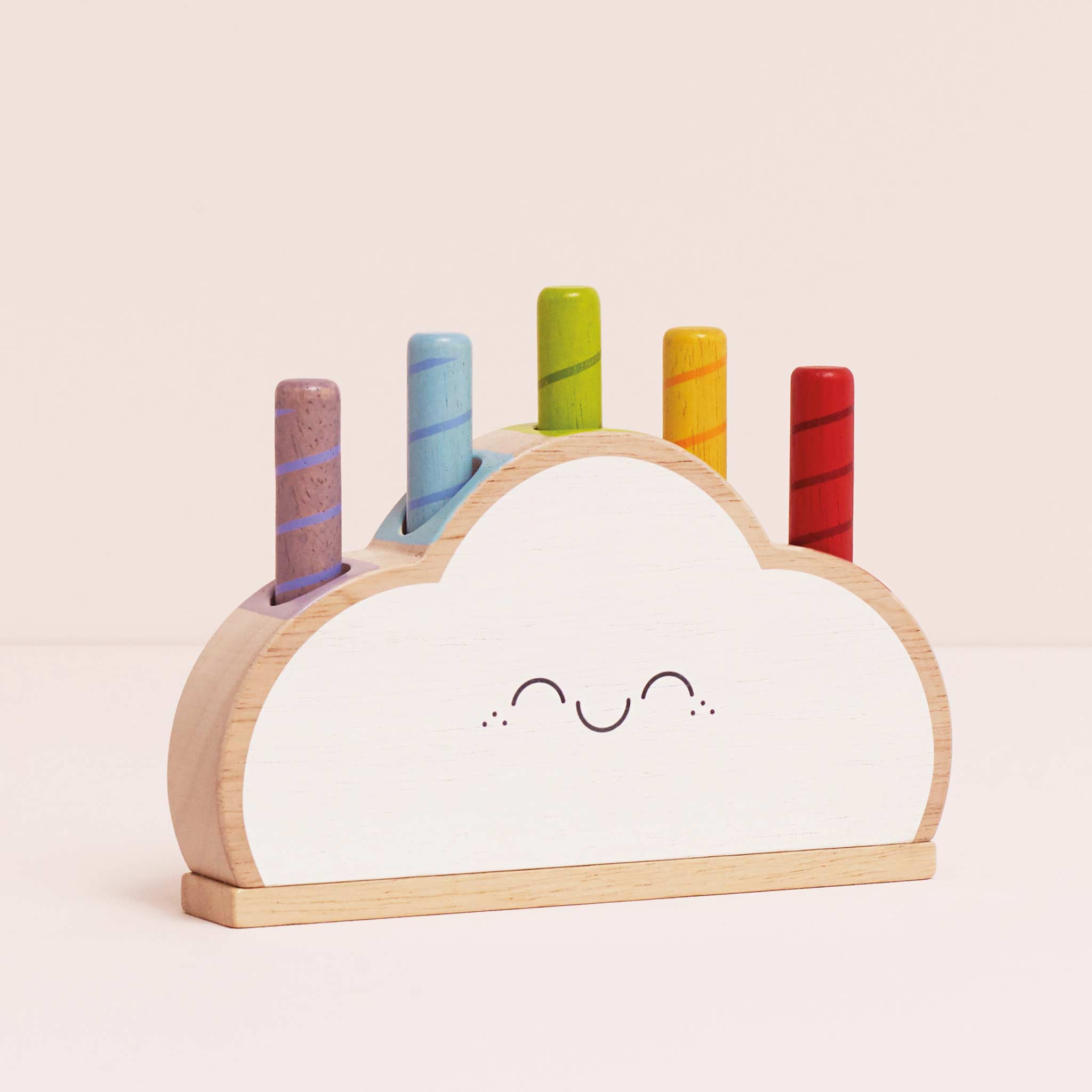  Le Toy Van -  Rainbow Cloud Pop-up Toy -  Infants
