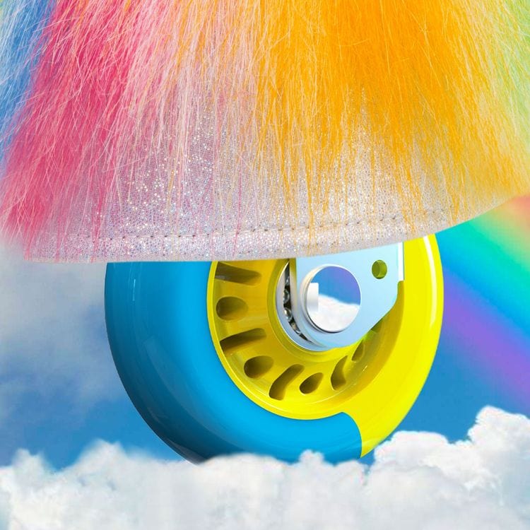  PonyCycle, Inc. -  Rainbow Model X Ride-On Unicorn - 3-4 Years -  Preschool