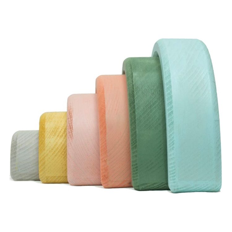  Wonder & Wise -  Rainbow Nesting Blocks -  Infants