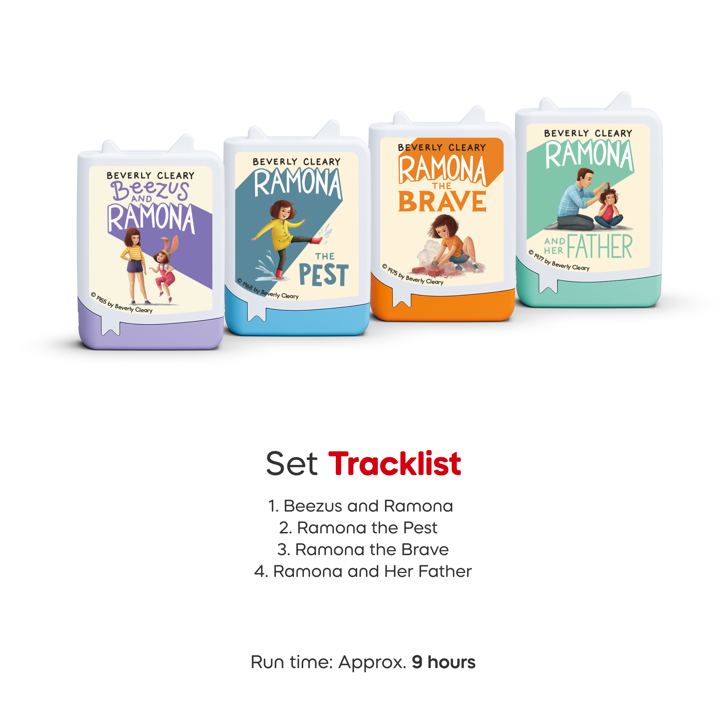 Ramona Audiobook Tonies - 4 Pack