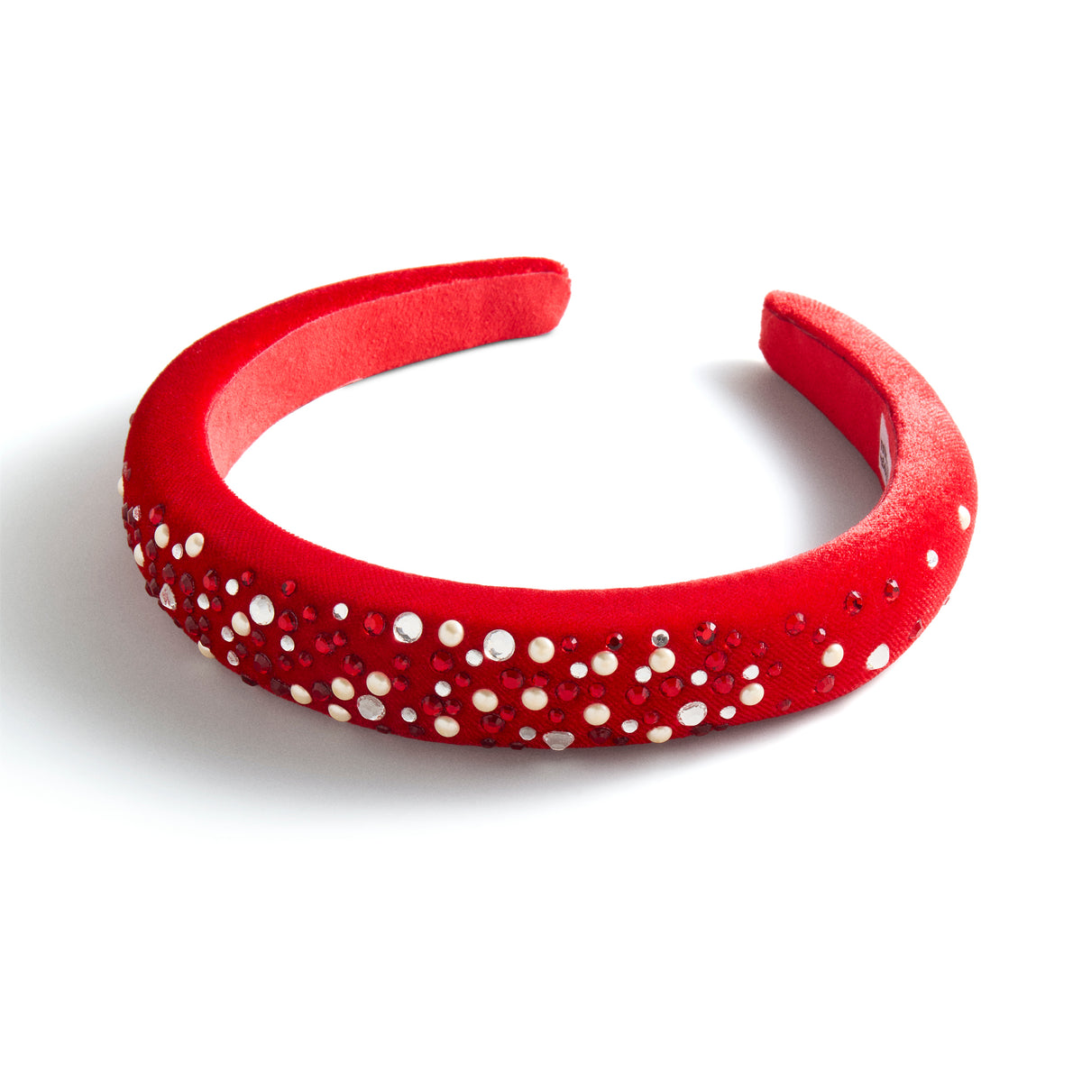 Minibar by BaubleBar -  Red Pave & Crystal Headband -  Trend Accessories