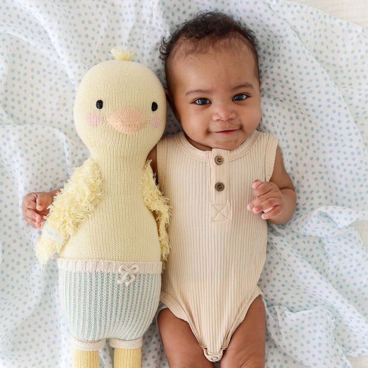  Cuddle And Kind -  Regular 20" Finley the Duckling Hand-Knit Doll -  Plush