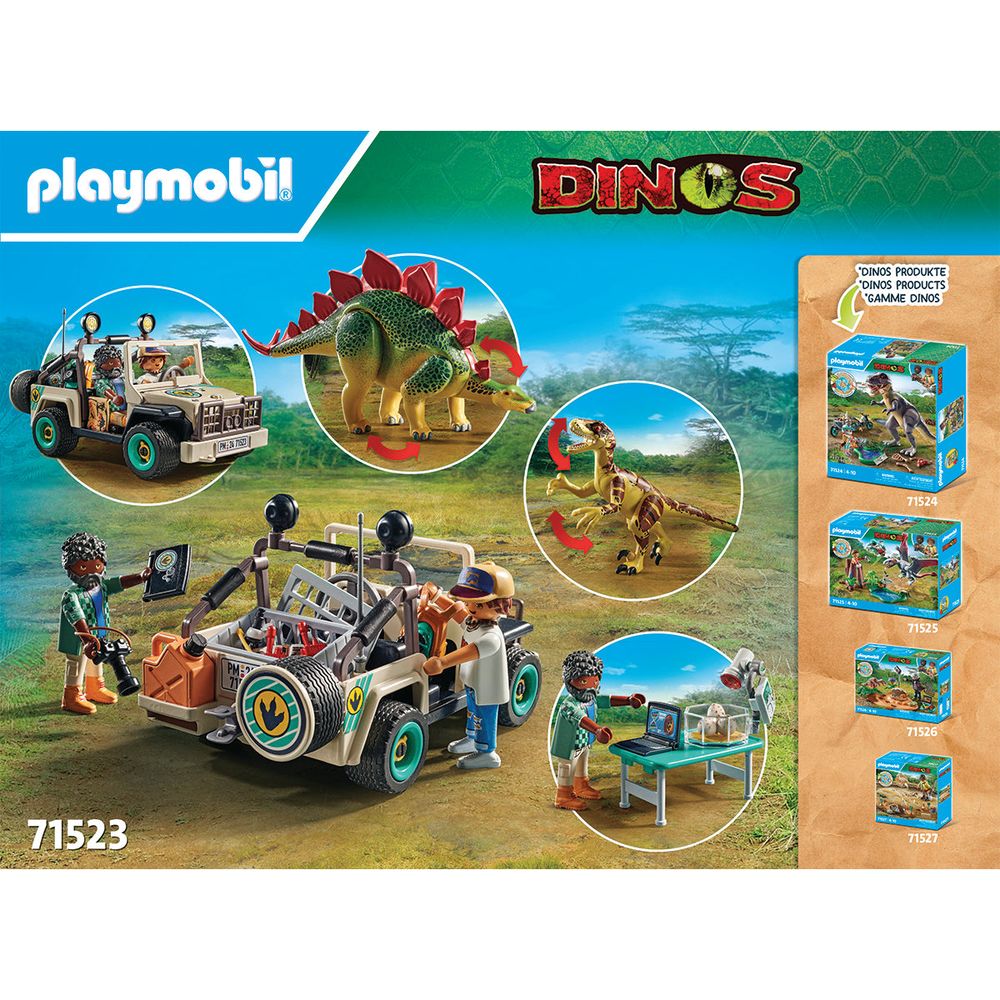 Research Camp with Dinosaurs Playset