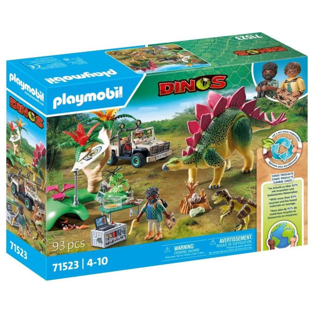  Playmobil -  Research Camp with Dinosaurs Playset -  Preschool