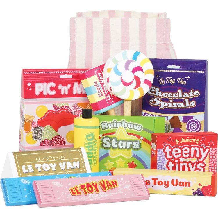  Le Toy Van -  Retro Sweets and Candy Roleplay Set -  Preschool