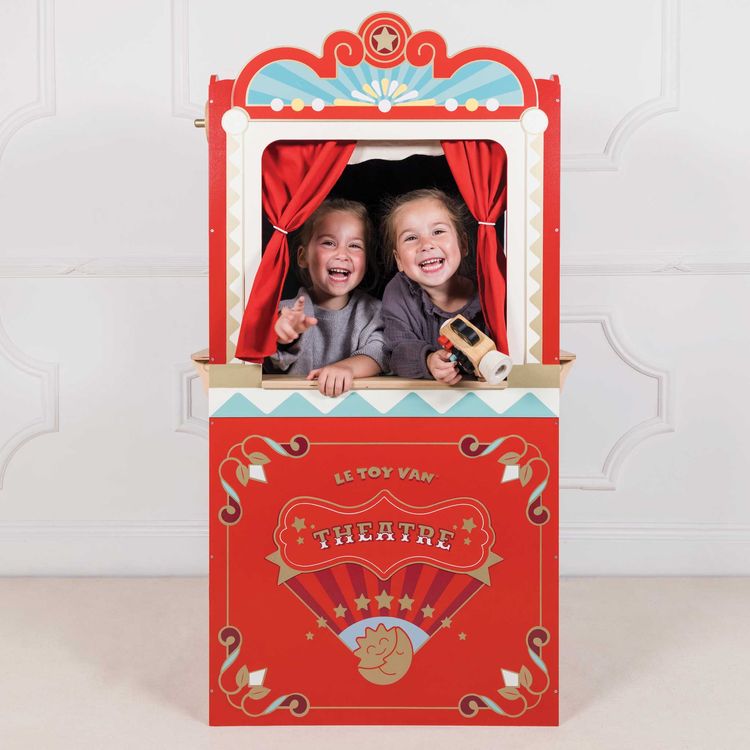  Le Toy Van -  Retro Toy Puppet Theatre -  Preschool