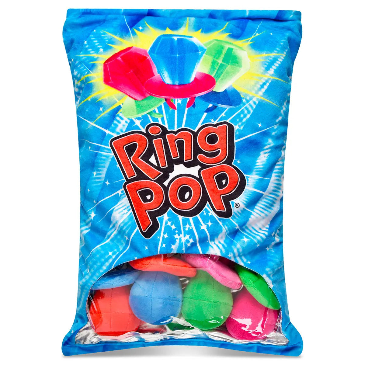 iscream -  Ring Pop Cherry Scented Packaging Fleece Plush -  FAO Schweetz