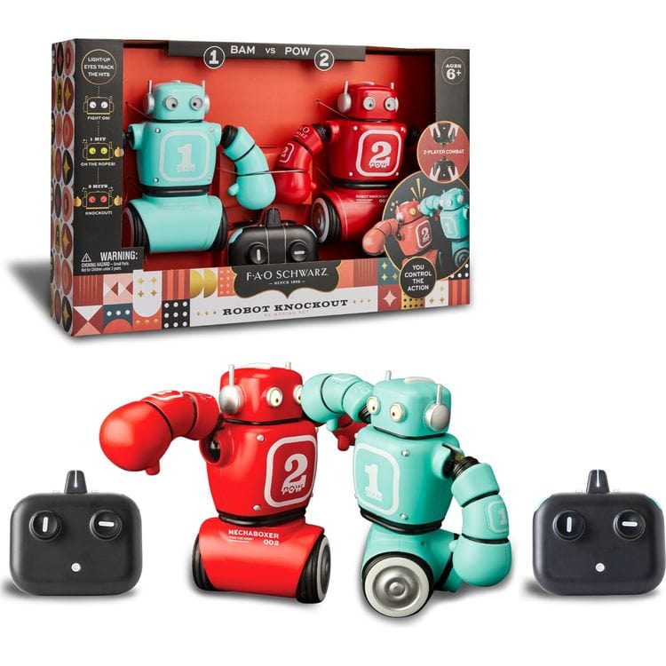 Robot Knockout RC Boxing Set | FAO Schwarz