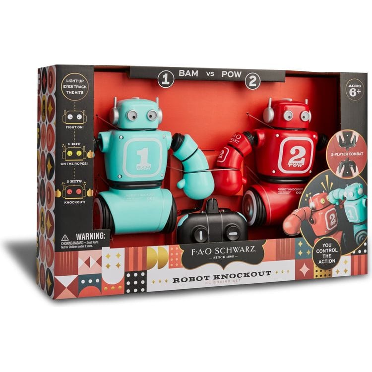 FAO Schwarz Vehicles Robot Knockout RC Boxing Set
