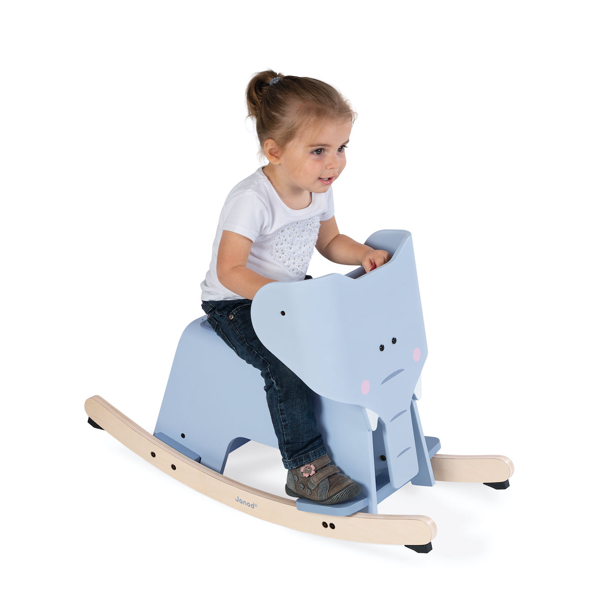  Janod -  Rocking Elephant with Removable Support -  Infants