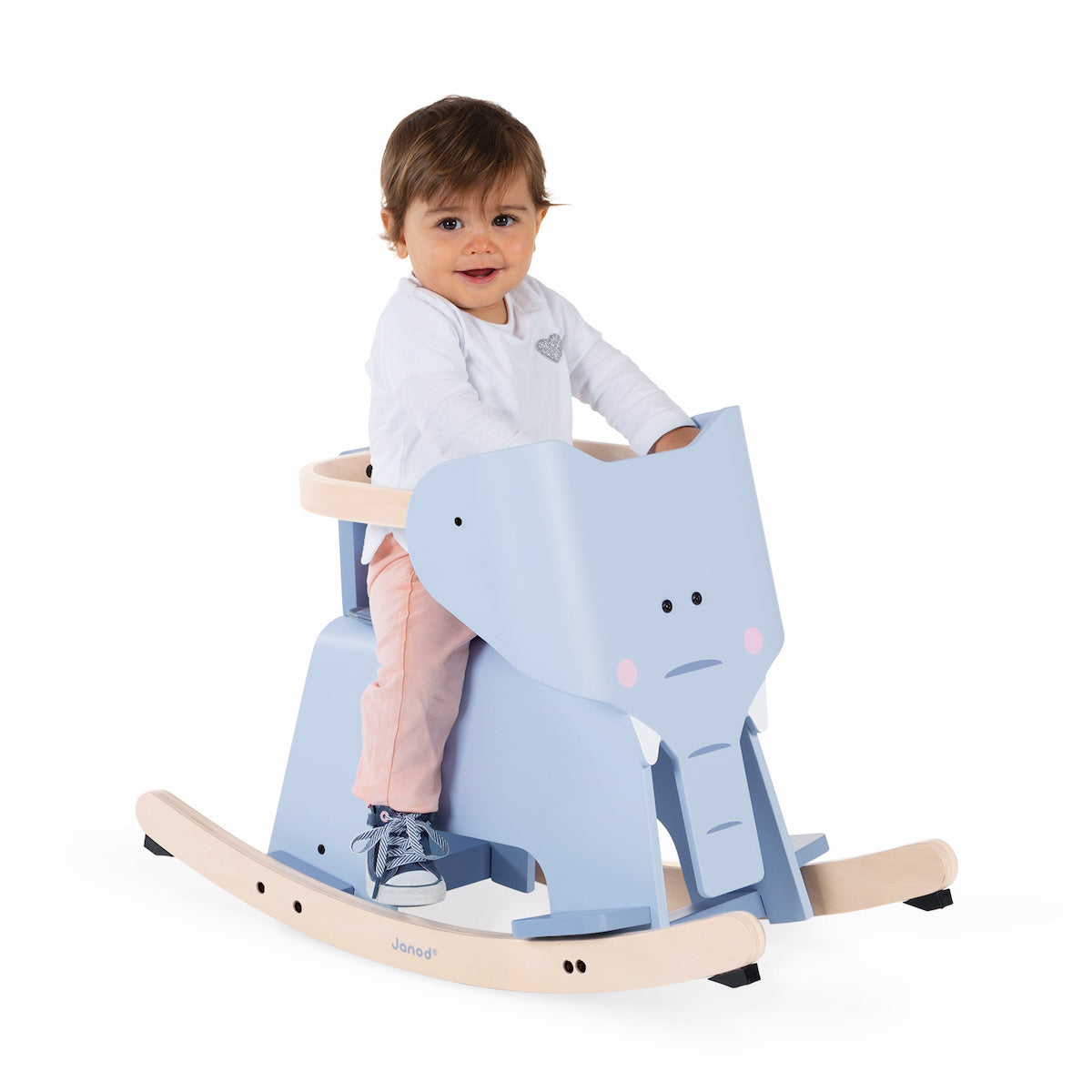  Janod -  Rocking Elephant with Removable Support -  Infants