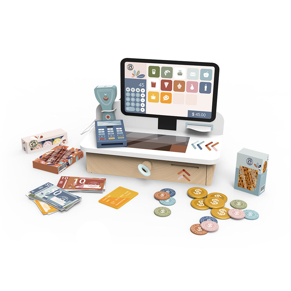 Wood Cash Register & Accessories
