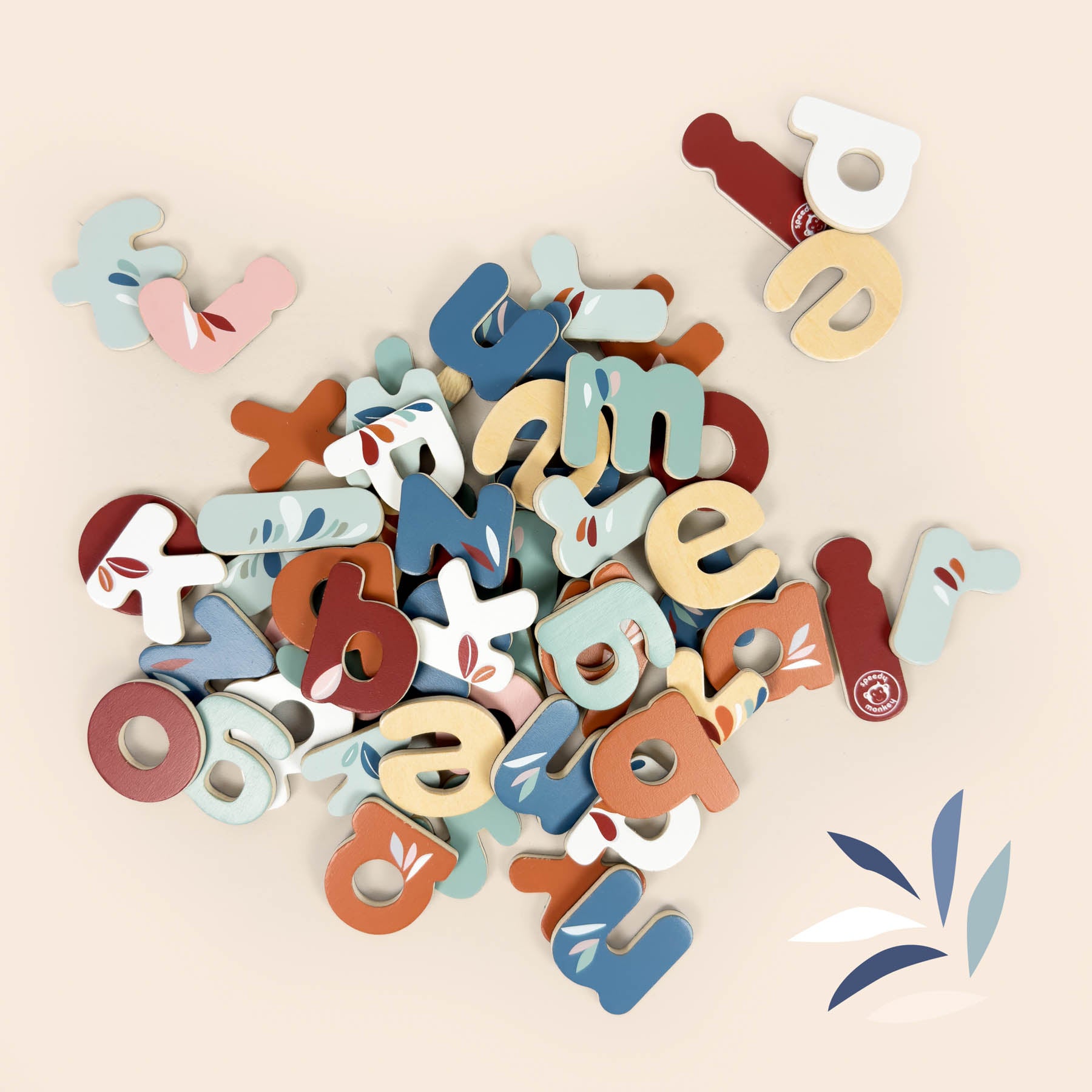 Magnetic Letters - 60 Pieces