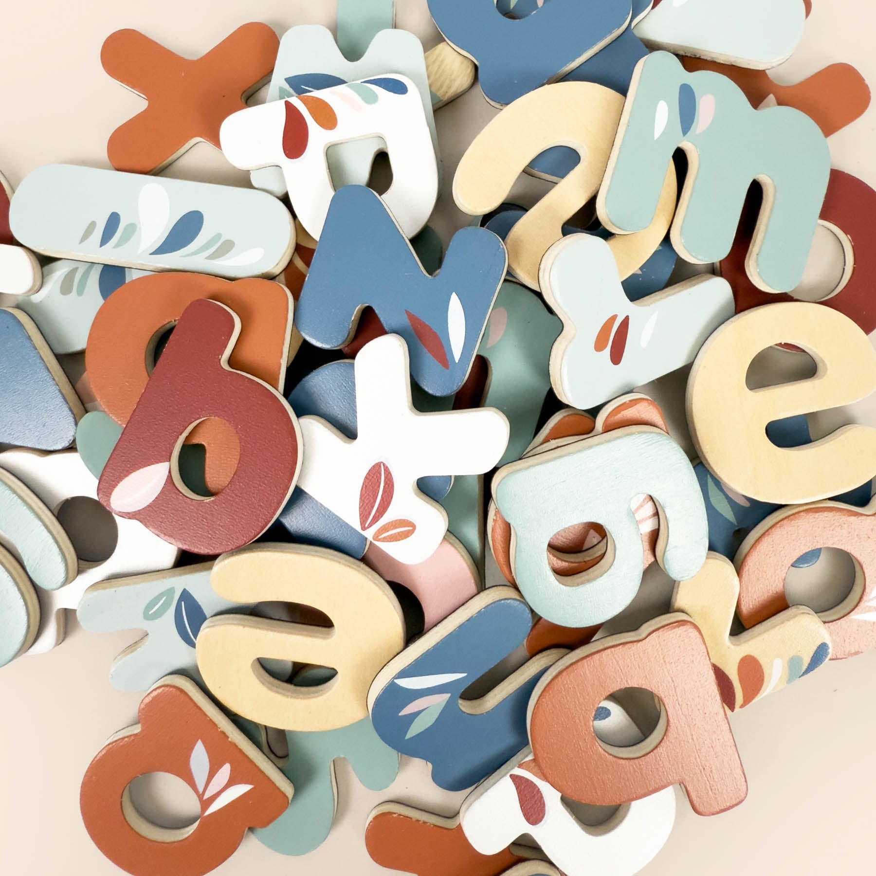 Magnetic Letters - 60 Pieces