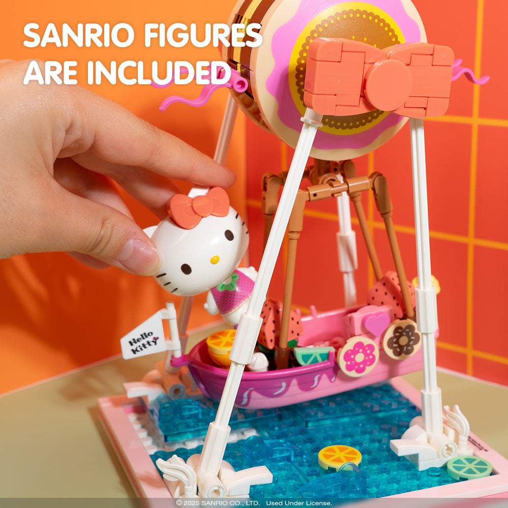  Sanrio -  Sanrio Building Blocks Summer Wunderland - Hello Kitty Donut Ship -  World Of Sanrio