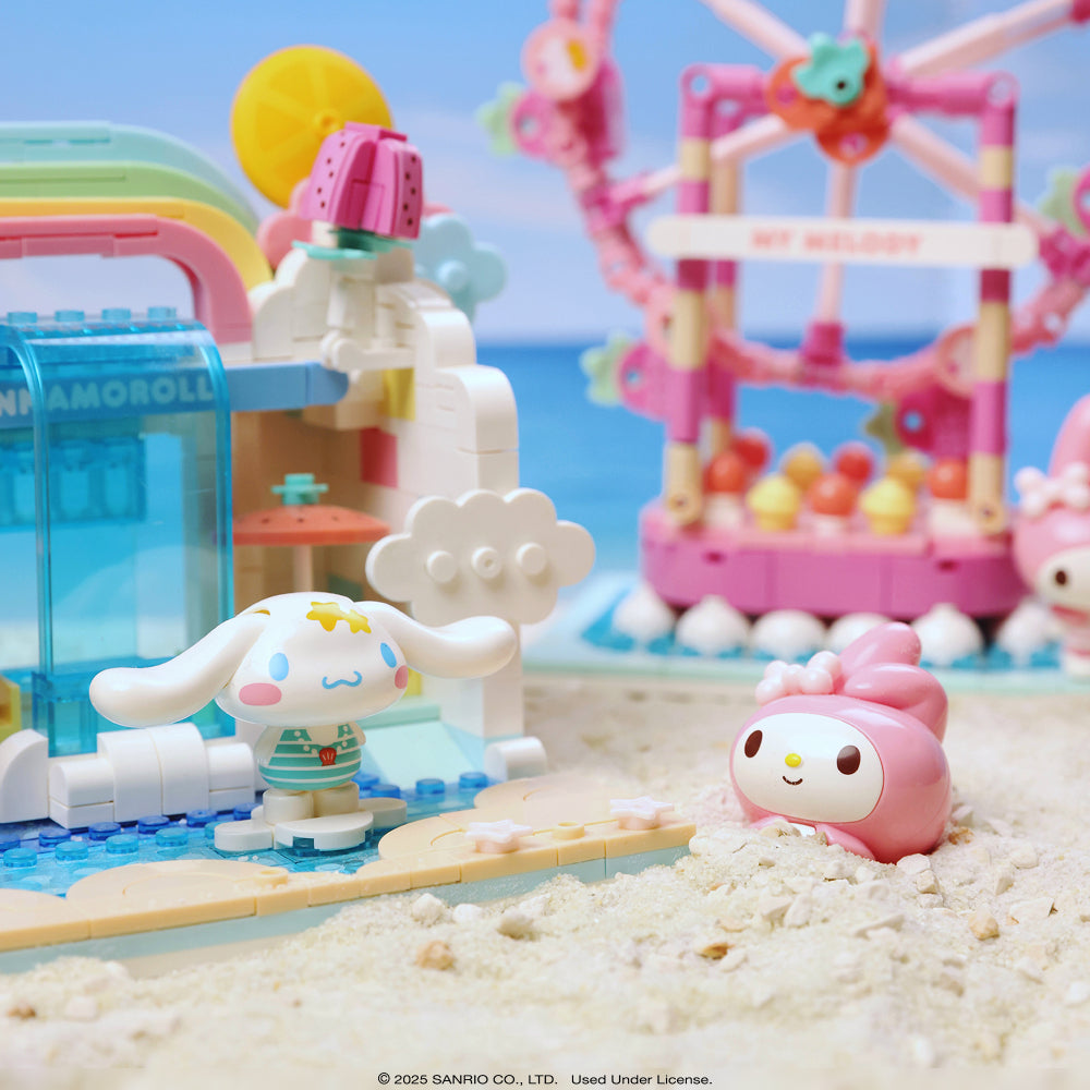  Sanrio -  Sanrio Building Blocks Summer Wunderland - Hello Kitty Donut Ship -  World Of Sanrio