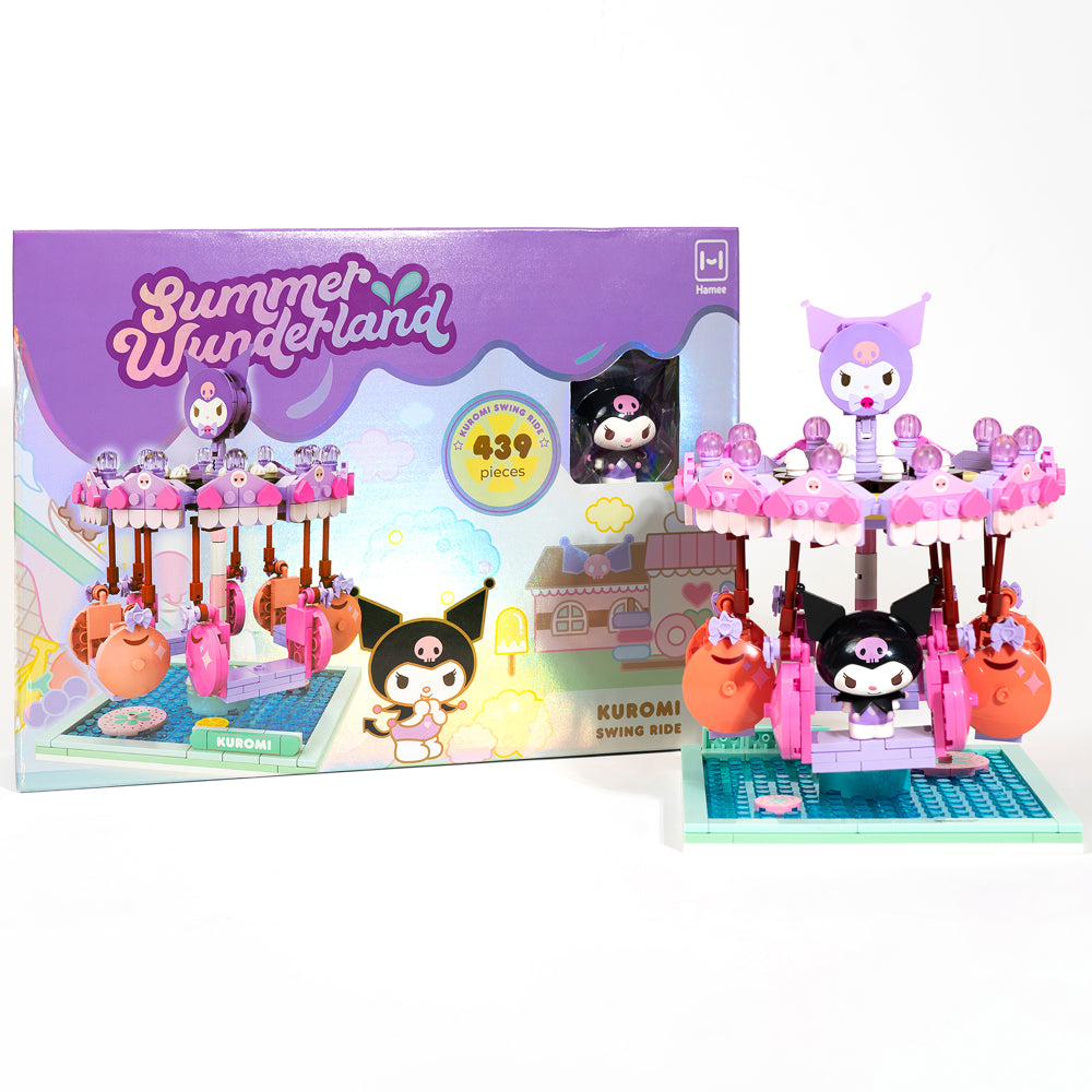 Sanrio Building Blocks Summer Wunderland - Kuromi Swing Ride | Sanrio