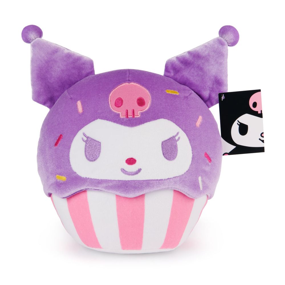  Gund -  Sanrio Kuromi Cupcake Plush - 8” -  World Of Sanrio