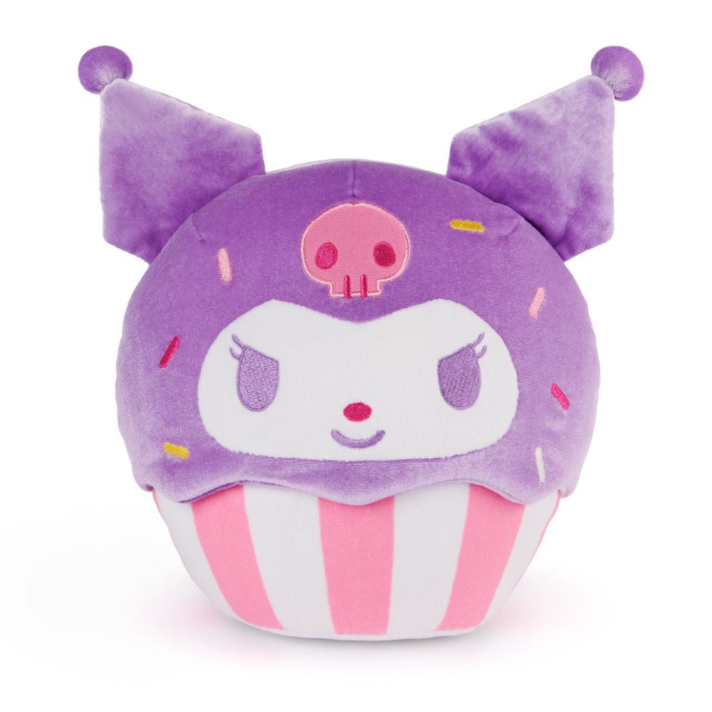  Gund -  Sanrio Kuromi Cupcake Plush - 8” -  World Of Sanrio