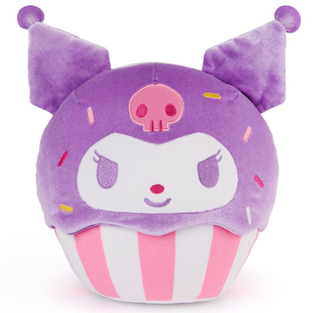  Gund -  Sanrio Kuromi Cupcake Plush - 8” -  World Of Sanrio