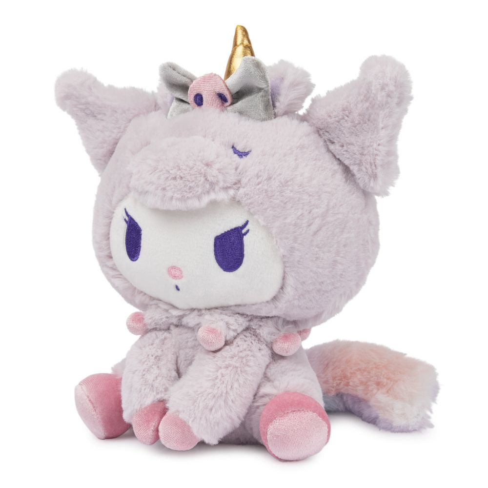  Gund -  Sanrio Kuromi Unicorn Plush - 6” -  World Of Sanrio