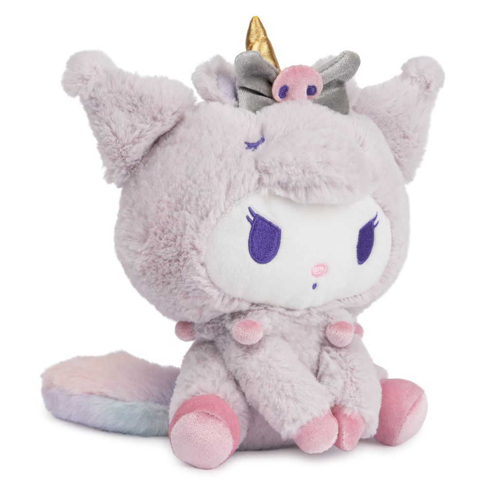  Gund -  Sanrio Kuromi Unicorn Plush - 6” -  World Of Sanrio