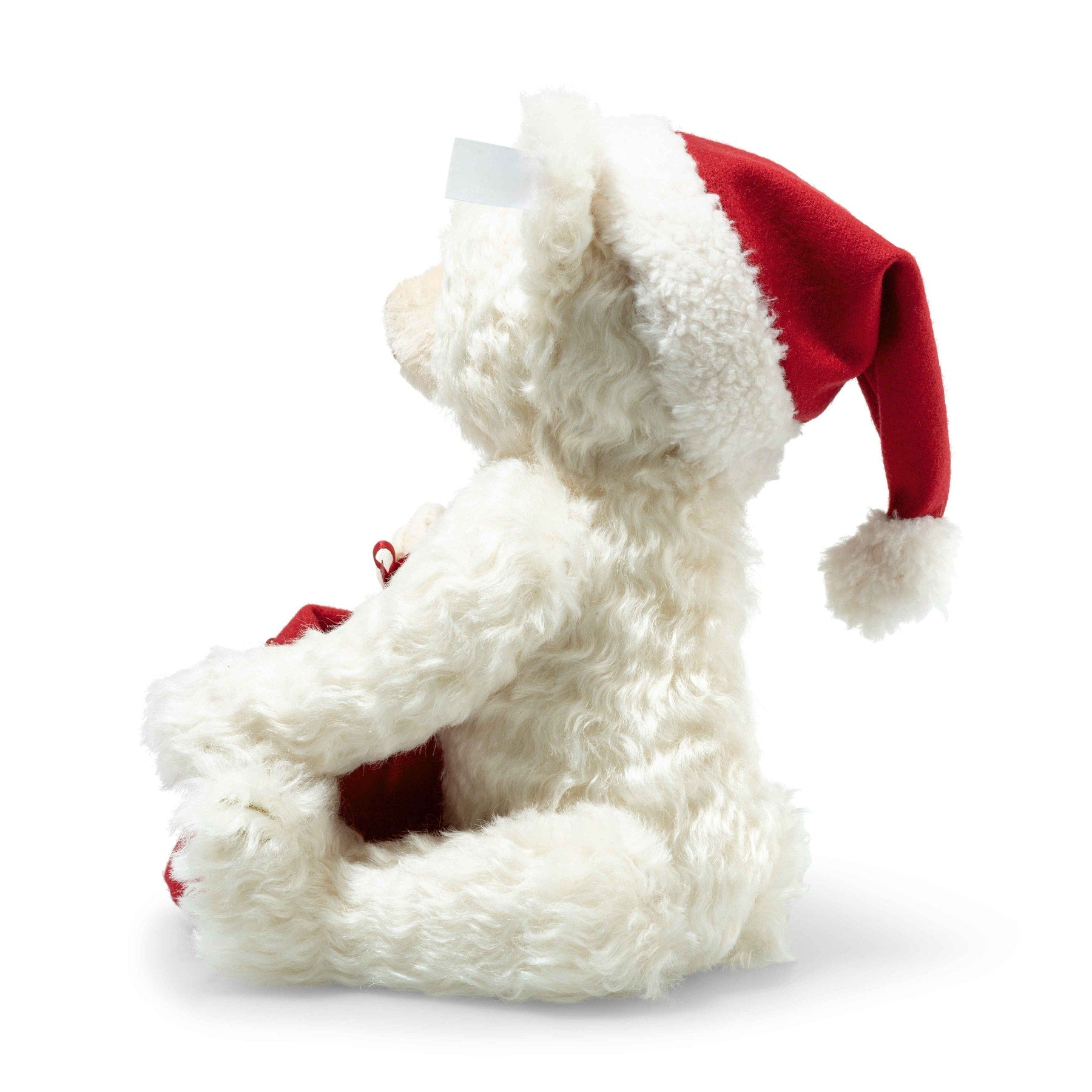  Steiff North America, Inc. -  Santa Teddy Bear with Light-Up Gift Bag -  Plush