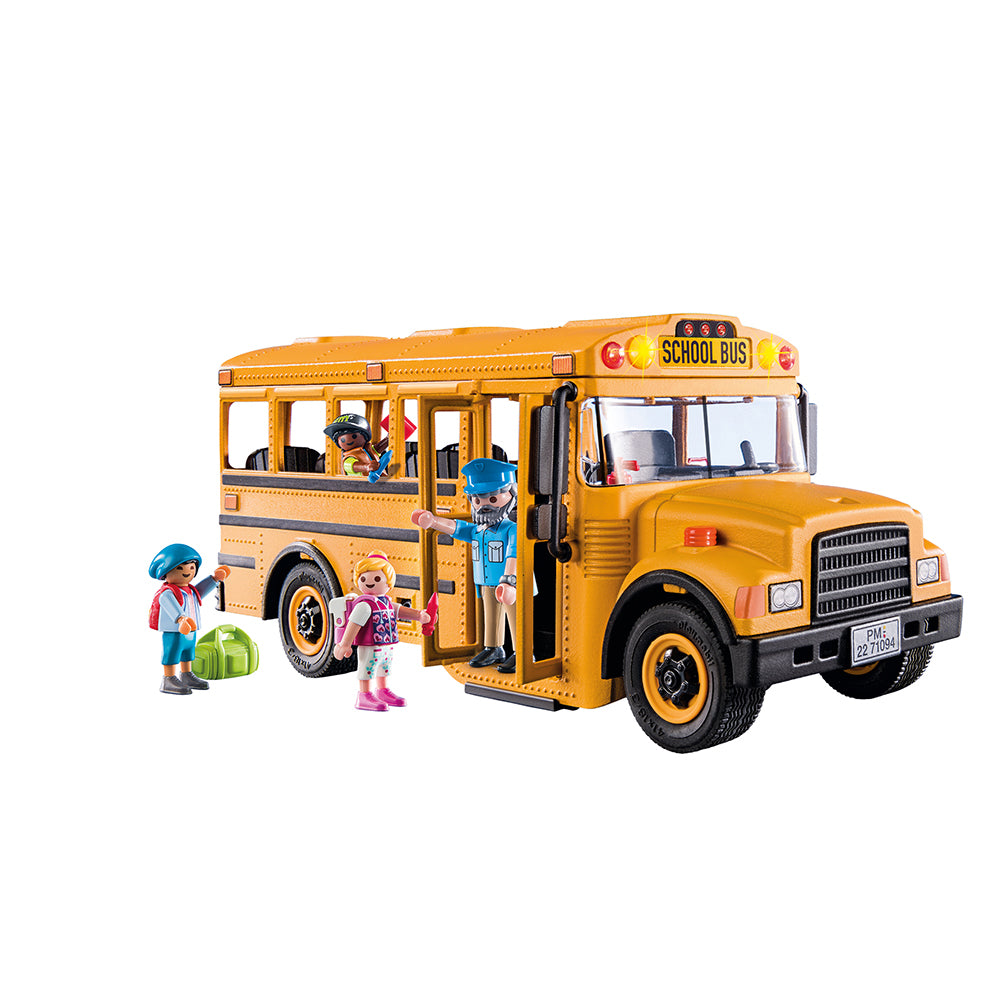  Playmobil -  School Bus with Accessories and 4 Figures -  Preschool