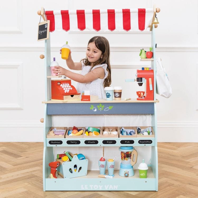  Le Toy Van -  Shop & Café Market Stand -  Preschool