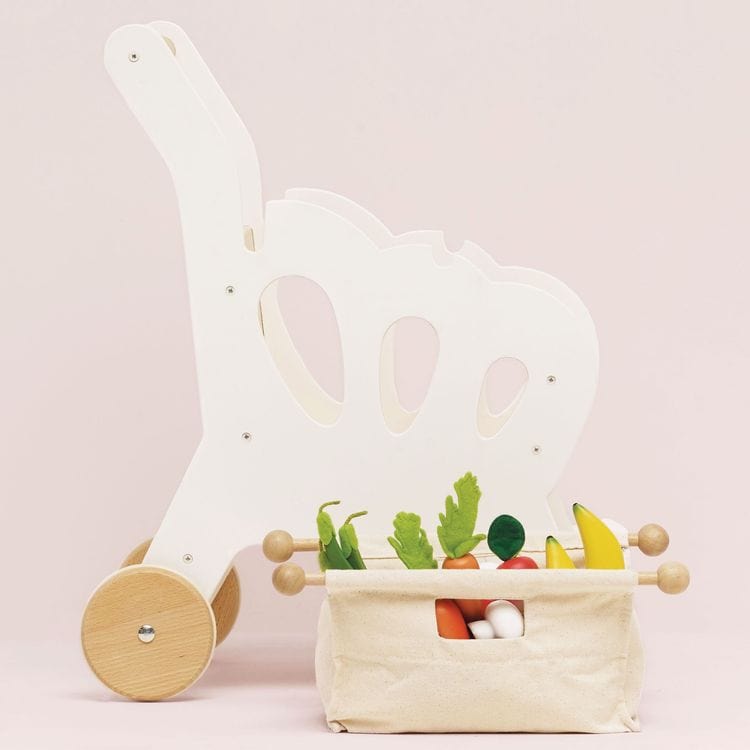  Le Toy Van -  Shopping Grocery Trolley & Bag -  Preschool