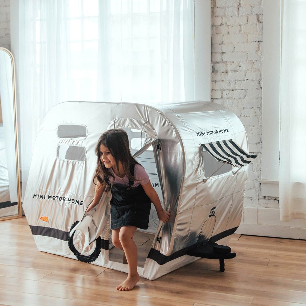  Wonder & Wise -  Silver Mini Motor Playhome -  Preschool