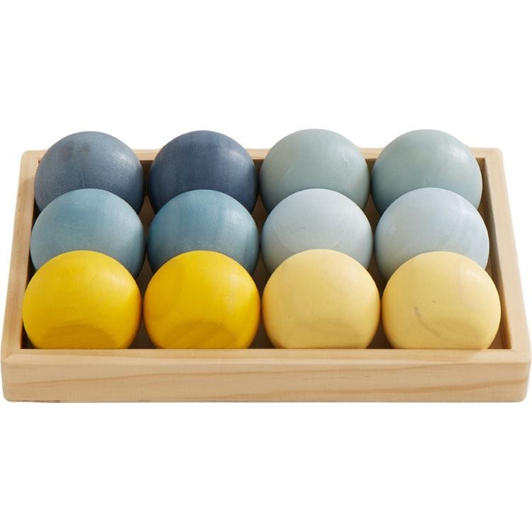  Wonder & Wise -  Simply Spheres Wooden Toy -  Infants