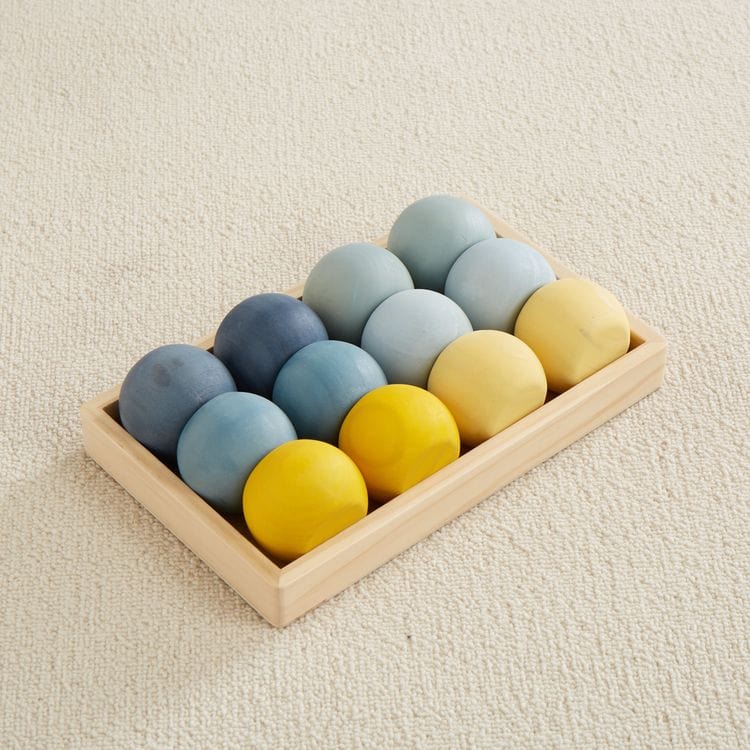  Wonder & Wise -  Simply Spheres Wooden Toy -  Infants