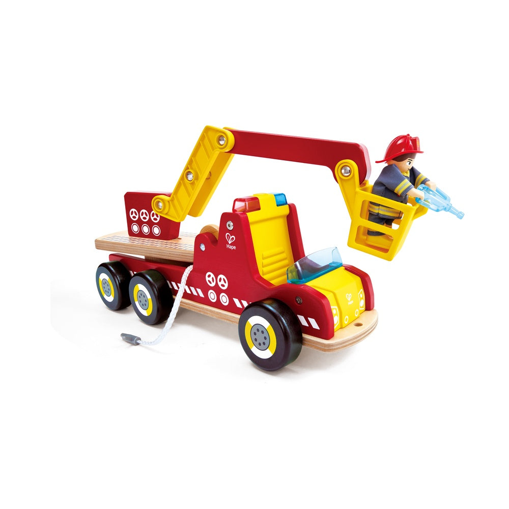 Hape -  Siren & Lights Fire Truck -  Preschool