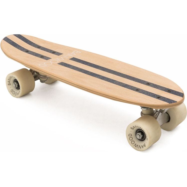  Banwood -  Skateboard - Navy Blue Stripe -  Outdoor